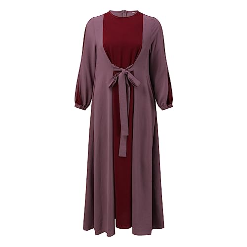 Robe musulmane ample avec hijab pour prier confortablement - 4