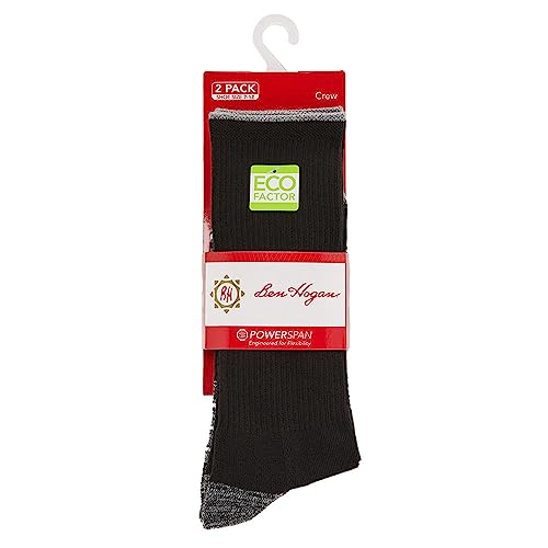 Ben Hogan Contrast Sole Crew Socks - 2 Pack