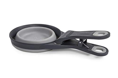 Dexas Pets Collapsible KlipScoop Collapsible Dry Dog Food Scoop and Dog Food Bag Clip, 1 Cup Capacity, Light Gray (PW660432429) Dexas Pets Collapsible KlipScoop Collapsible Dry Dog Food Scoop and Dog Food Bag Clip, 1 Cup Capacity, Light Gray (PW660432429)