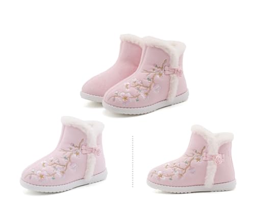 Girls Winter Warm Boot Kids Outdoor Snow Boots(Toddler/Little Kid)2