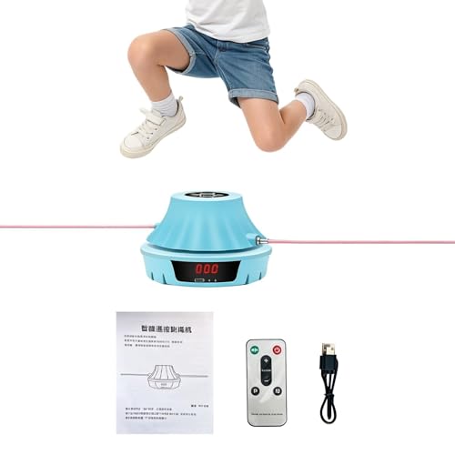 Contador LCD y 10 velocidades en la máquina de saltar automática para gimnasio interior 7