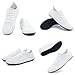 XKOWUO Womens Barefoot Yoga Shoes Non Slip Zero Drop Breathable Mesh Fashion Sneakers Foldable Minimalist Indoors Active Lifestyle Comfortable Lightweight Trainers White 6.5