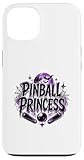 Installazione facile Custodia per iPhone 13 Pinball Princess Machines Funny Arcade Game Amante Giochi
