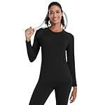 Runhit Thermal Shirts for Women Long Sleeve Compression Tops Fleece Lined Athletic Workout Soft Base Layer Cold Weather - Image 5