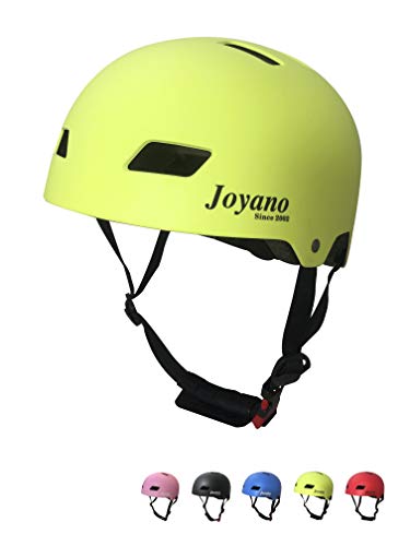 Joyano Kids/Youth Bike Helmet Toddler Helmet 3-8Yrs /8+Yrs Sport Protective Adjustable Child Cycling Helmet with Knee Pads Elbow Pads Wrist Guards Youth Skateboard Helmet CPSC Certified (Green, M)