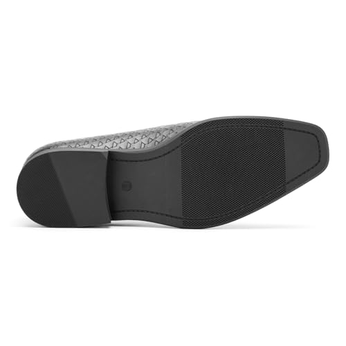 Image of Meijiana Mens Loafers Wedding Dress Shoes Slip-On Loafers for Men Tuxedo Suit Shoes