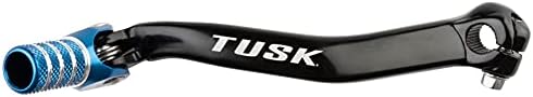 TUSK Folding Shift Lever Black/Blue Tip Compatible with Kawasaki KLX110 2005-2020/KLX110R/L 2021-2026 image 4