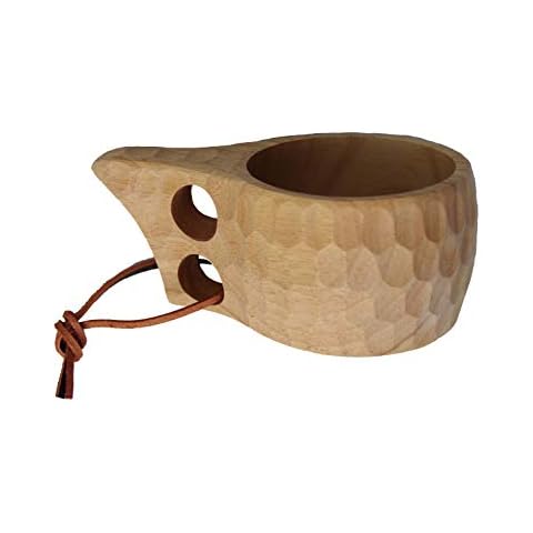 Wisemen Trading Kuksa Traditional Nordic Wooden Camp cup. Cover