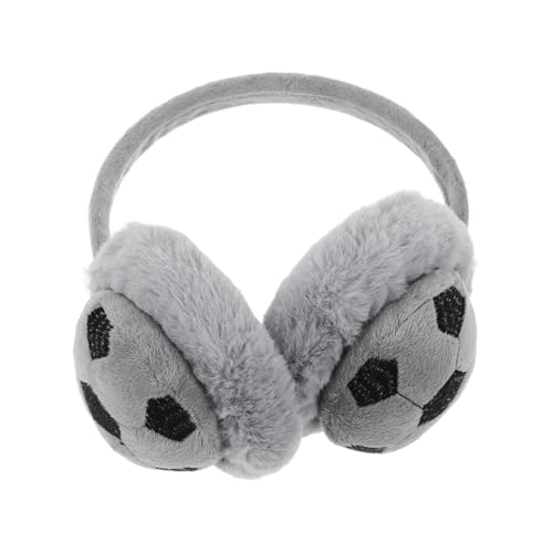 BESPORTBLE Winter Ear Warmer Earmuffs for Boy Girl Football-shaped Design for Boys and Girls Comfortable Cold Weather Ear Covers for Outdoor Activities and Holiday Gifting