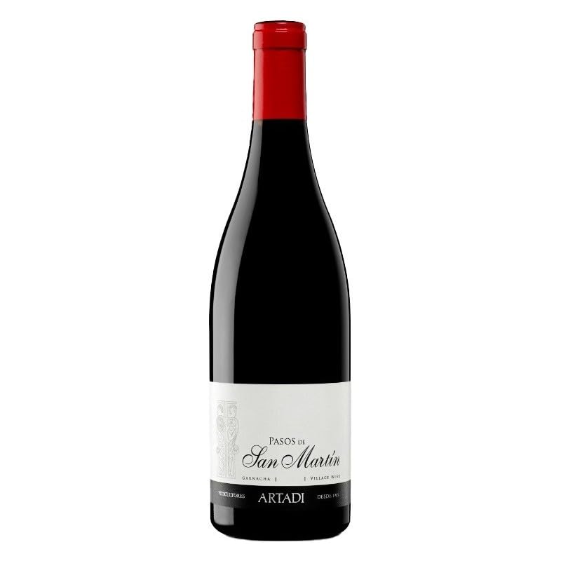 Artazu Pasos de San Martín Garnacha Tinto con Crianza, Vino Ecológico de Navarra con Personalidad, Elegancia y Carácter Frutal Equilibrado| 1 botella