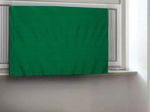 Image of Stylista Window ac Cover Suitable for O-General 1.1 Ton AMGB12FAWA, Green Color Elastic fit Cover for Front and Rear of Window Ac