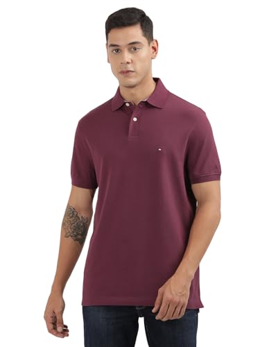Image of Tommy Hilfiger Men's Cotton Regular Fit Polo T-Shirt