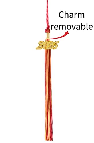 Image of 2025 Tassel Graduation, Red and Gold Tassel 2025