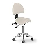 praxisstuhl einfache und schnelle Höhenverstellung bis zu 69 cm