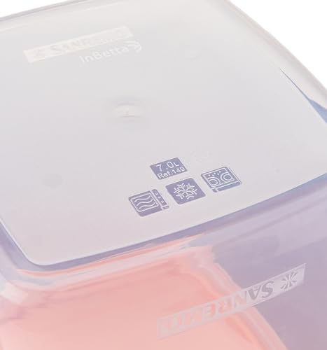 Sanremo Conjunto de Potes Plástico com Volumes de 200ml, 800ml, 1700ml, 4500ml e 7000ml