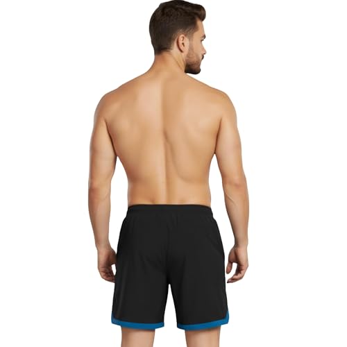 Image of GYMIFIC Mens Sports Shorts | Quick Dry Gym Running Shorts with Zipper Pockets | Lightweight Stretch Workout Athletic Shorts Pant for Men