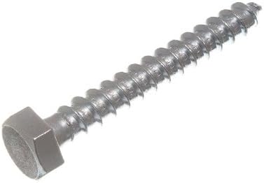 40 X Hex Head Coach Screw BZP Zinc Plated Steel M75mm - Sturdy Fastening Solution