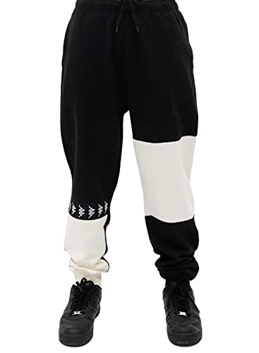 Kappa Venom 222 Banda Pantalón, Negro/Blanco Crema, M para Hombre