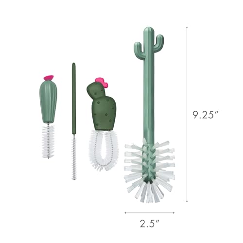 Boon Cacti Replacement Set - Bottle, Straw Brushes, Nipple, Detail - Non Toxic, Durable Nylon, Multicolor, 4 Count by Boon - Image 6