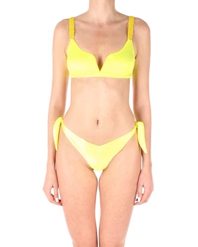Costume Femme Jaune Me Fui fui Mf23-0012gf ensemble deux pièces pour la plage