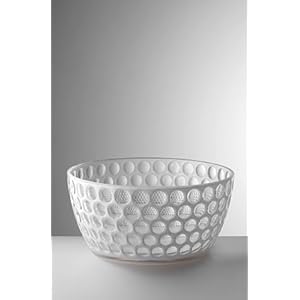 Mario Luca Giusti Lente Acrylic Salad Bowl White