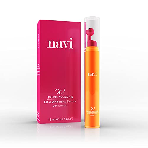 Navi Anti-Aging-Serum für das Gesicht,skin lightening brightening gegen Altersflecken, Schwellungen für Frauen, Hyaluronsäure Lightening Brightening.ultra-whitening mit 30% Vitamin C-Serum,(15 ml) Cover