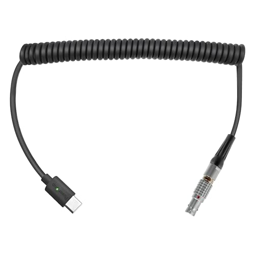 USB-C Type-C - Lemo 0B 2ピン オスコイルケーブル TILTA対応