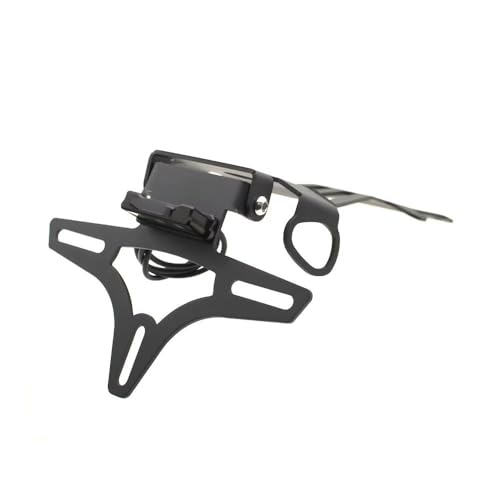 Support Plaque Himalayan 450 Pliable Anti-Vibrations avec Feu LED Éliminateur Garde-Boue - 3