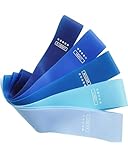 Fitnessbänder (5er Set) Widerstandsbänder mit 5 Stufen, Fitnessband, Resistance, Gymnastikband für Muskelaufbau, Yoga, Pilates