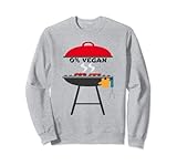Un bonito gráfico de parrilla de barbacoa rojo y negro tiene algunas hamburguesas cocinando. Este diseño 0% vegano permite a otros saber que la carne es esencial en tu estilo de vida. Regalo de cumpleaños para parrilladas serias, Pitmasters