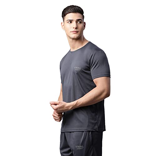 Image of Mack Jonney Men Round Neck Polyster Regular Fit T-Shirt