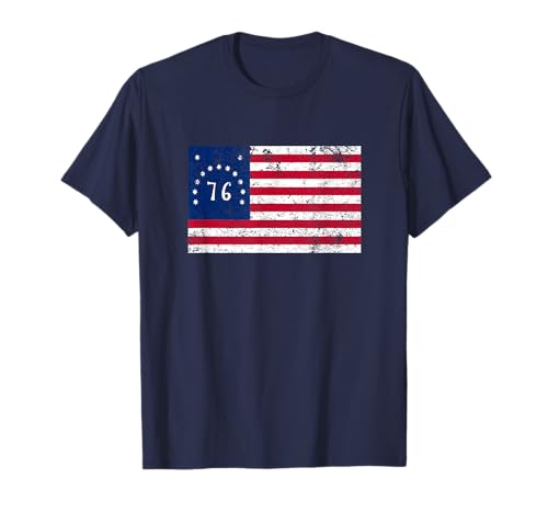 American Bennington Flag Estados Unidos de América 1776 Camisa Camiseta