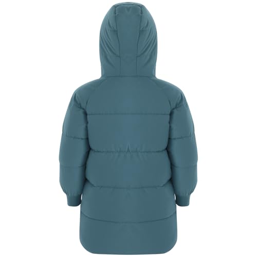 Loyan Toddler Boys Girls Thick Padded Coats Lightweight Winter Outerwear Hooded Puffer Jackets Blue 4-5 Years4