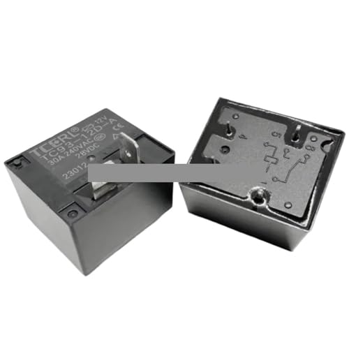 Relais 5 broches SLC 12VDC et 24VDC T91LC pour circuits imprimés, lot de 5 pièces