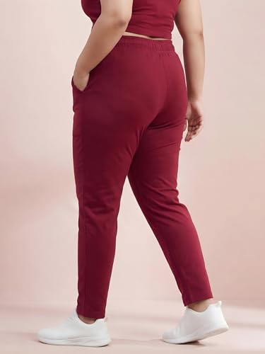 Image of BLINKIN Ankle Length Plus Size Cotton Track Pant for Woman | Ultimate Summer Lowers & Pajama for Women Pack of 2 (combo-plus-86)