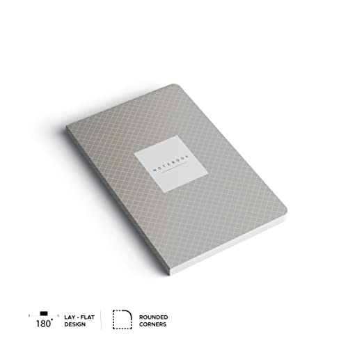 Image of Factor Notes 100 GSM A5 Notebook: Plain | 144 Pages (Grey Grid)