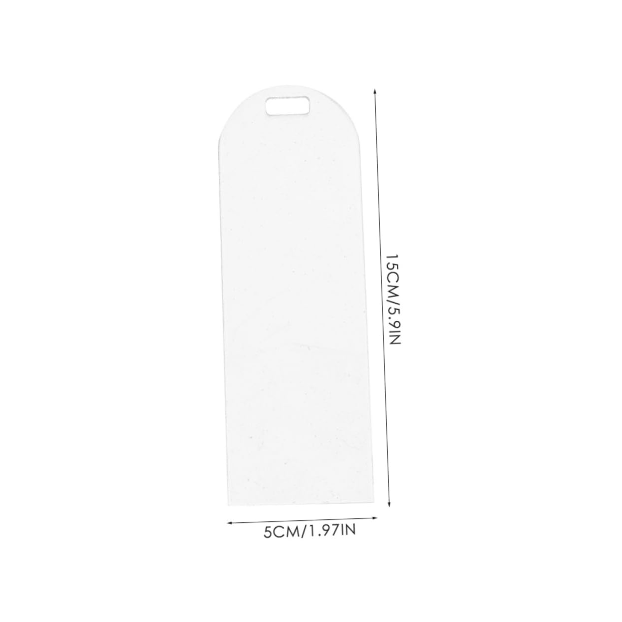 DOITOOL 4 Set Segnalibri Trasparenti Acrilico Segnalibri Vuoti Per Decorazioni Libri Per Insegnanti E Unfinished 30 Pezzi * 4