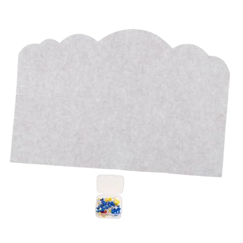 Balacoo Self Adhesive Picture Display Organizer for Home Decor Sturdy Felt Memo Pad for Photos and Notes Creative Wall for Living Room and Bedroom