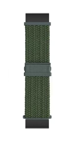SRMVRNKNNK 22 26mm�i�C�����X�g���b�v Fit For Garmin Fit For Instinct 2X �\�[���[�X�}�[�g���X�g�u���X���b�g�ɓK��(Army Green,Quickfit 22mm Width)