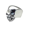 Biker Ring 925 Sterling Silver CHUNKY Heavy Skeleton Skull Rings for Men, Skull Gothic Punk Biker Ring Size: R T W U Y Z Z+2 (Z+2) #1