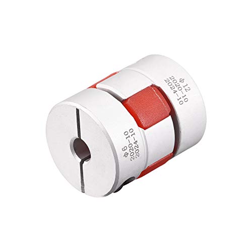 Uxcell A20101400UX0064 6Mm To 12Mm Bore L31Xd25 Flexible Coupling Jaw Coupler Shaft Joint cover