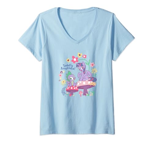T-shirt My Little Pony Twilight col v femme vêtement fan magique