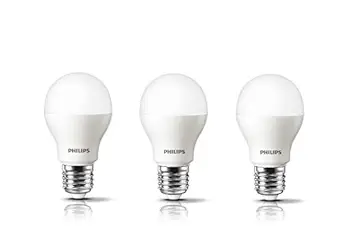 Philips Ace Saver 9-Watt LED Lamp (Pack of 3, Crystal White)
