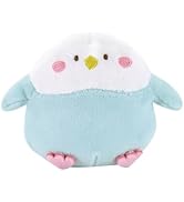 サンレモン ハグハグ もっちりミニ インコ BL 10×7×8cm ぬいぐるみ 動物 アニマル かわいい もちもち P-9732