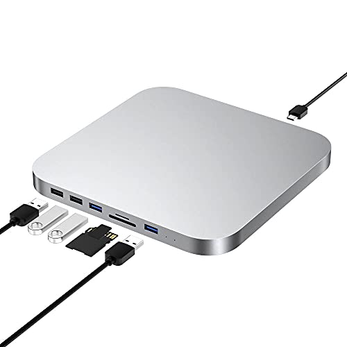M1 Mac mini と USB Type C ハブ+シリコンカバーセット Mac mini(M1)に最適！ Satechi USB-C スタンドハブをレビュー