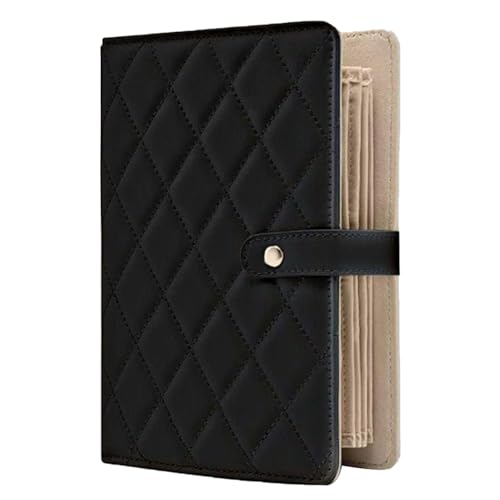 Jewelry Organizer, Foldable Travel Album, Jewelry Binder Organizer, Earring Storage Organizer, Foldable Pu Leather Jewelry Binder Organizer with Zippered Pouch for Earrings, Necklaces, and Rings