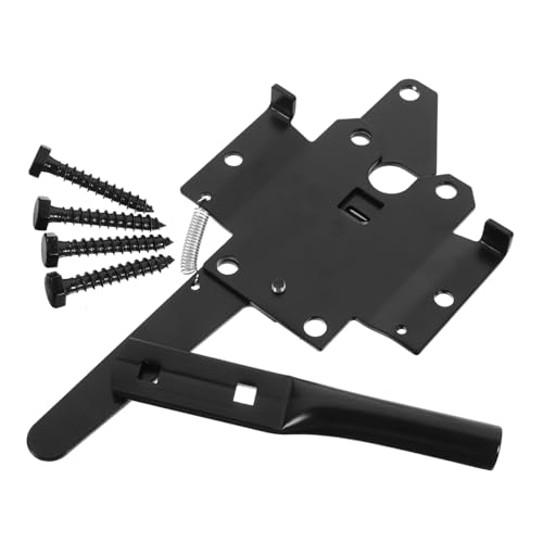 Balacoo Gate Lock Set of Gate Hinges Heavy Duty Latch Fence Locks Easy Install
