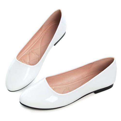 Image of SAILING LU Casual Shoes for Women Dressy Ballet Flats | Comfort Fit, Work Shoes,Casual for Women, Slip-Ons Loafers
