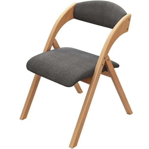 ZRAGEK Folding Chairs with Padded Seats,Home Comfortable Dining Chair Learning