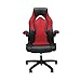 OFM ESS-3086-RED High-Back Racing Style Bonded Leather Gaming Chair, Red